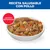 Tarrina con guiso, Texto: Receta con pollo, delicioso guiso. Tarrina con guiso, Texto: Receta con pollo, delicioso guiso.