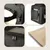 Lionto Hundetransportbox aus Textil, schwarz