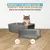 Lucky Kitty XXL Katzentoilette Edelstahl mit Haube Lucky Kitty XXL Katzentoilette Edelstahl mit Haube