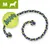 Medium size yellow and blue rope toy with a tennis ball labelled 'Squeakair', suitable for medium pets as indicated by the M icon with pet silhouette. Medium size yellow and blue rope toy with a tennis ball labelled 'Squeakair', suitable for medium pets as indicated by the M icon with pet silhouette.