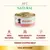 almo nature HFC Natural veal with ham, 95g tin. Text: 100% natural, high-quality proteins, flavour & energy, tender chopped meat, veal with ham. All profits to the planet.