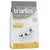 briantos Protect + Care Adult Mini Active & Care, 3 kg bag. Text: Developed by experts, for fully grown small dogs with sensitive digestive systems, free of grain containing gluten.