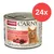 Animonda Carny Senior Rind + Putenherzen, 100% frische Zutaten, ohne Getreide, Made in Germany, mit Taurin. Packung enthält 24 Dosen. Animonda Carny Senior Rind + Putenherzen, 100% frische Zutaten, ohne Getreide, Made in Germany, mit Taurin. Packung enthält 24 Dosen.