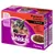 Whiskas Junior 2–12 Monate, Fleisch Auswahl in Sauce, 12 x 100 g. Okusi: piletina, govedina, janjetina, kunić. Tekst na njemačkom jeziku.
