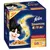 Purina Felix Sensations Extras kattenvoer, 24x porties. Tekst: 'NEU NOUVEAU', 'Geschmacksvielfalt vom Land', met kaas of bacon. Kat en voer zichtbaar op verpakking.