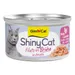 Lot GimCat ShinyCat 24 x 70 g pour chat - poulet, crevettes