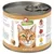 GranataPet DeliCatessen Paté Kalb PUR konzerva pre mačky, bez obilnín, s granátovým jablkom a lososovým olejom. Viditeľný obrázok mačky na etikete.
