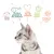 Image with text: Pure food, Perfect protein & fat balance, Care for all animals, For a better planet, Happy & healthy cats. Cat shown below these product benefits.
