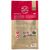 Back of Bunny Nature Botanicals MID MIX 130g pack, visible feeding guide by pet weight, ingredient info, and icons for snack and complete food. Text in English and German. Made in Germany.
