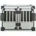 Trixie Transportbox Aluminium doppelt - Größe M-L: B 93 x T 88 x H 64 cm