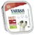Yarrah Bio-Organic Paté with Beef & Spirulina, grain free, 150 g. BIO ORGANIC -merkintä, koiran kuva kannessa.