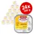 animonda INTEGRA PROTECT SENSITIVE Huhn Pur, lot de 24 barquettes 100 g, sans céréales, Pure Chicken, Veterinary Diet, URINARY PH 6,3–6,9 visible sur l’emballage