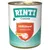 RINTI Canine NIERE/Renal Niereninsuffizienz mit Huhn. Tekst in het Duits: niedriger Proteingehalt, natriumarm, phosphor reduziert.