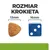 Rozmiar krokieta: trójkątny krokiet 13 mm obok niebieskiej kostki do gry 16 mm. Porównanie wielkości dla lepszego zobrazowania produktu.