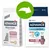 Porovnání starého a nového obalu krmiva ADVANCE Active Defense Sterilized Senior +10 let, 10 kg. Vlevo původní balení, vpravo nové balení se zvýrazněnými benefity a složením.