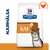 Hill's Prescription Diet k/d kattmat, texten NJURHÄLSA och en orange kycklingsymbol syns på förpackningen. Hill's Prescription Diet k/d kattmat, texten NJURHÄLSA och en orange kycklingsymbol syns på förpackningen.