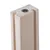Wooden post with embedded metal nut, suitable for assembly or fastening.