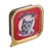 Barquette Catessy Feine Pastete mit Pute, 100 g, avec image de chat gris et pâtée sur l’emballage. Texte en allemand visible.