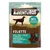 Purina Adventuros Filetti, 95% and som hovedingrediens, kornfri opskrift, billede af filetstykker på emballagen