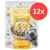 Applaws Taste Toppers in Gravy, 100% Natural, Chicken Breast with White Beans, Pumpkin & Peas, 85 g, pack de 12 sobres. Imagen del envase con comida y perro. Applaws Taste Toppers in Gravy, 100% Natural, Chicken Breast with White Beans, Pumpkin & Peas, 85 g, pack de 12 sobres. Imagen del envase con comida y perro.