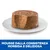 Mousse per animali su piatto bianco, con una porzione mancante. Testo visibile: Mousse dalla consistenza morbida e deliziosa.