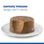 Savoury mousse, dogs can't resist. Image shows a portion of mousse pet food on a plate with a bite taken out.