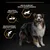 Image showing benefits: helps support health maintenance, beautiful shiny coats, and helps support healthy joints, with icons illustrating each feature next to a standing animal.