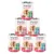 Briantos Chunks in Gravy, wet food for dogs, varieties: Adult with lamb & carrots and Adult with chicken & carrots, 415g cans, six cans visible.