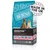 Burns Sensitive+ Adult Senior Duck & Brown Rice hundefoder, 15 kg pose med tekst 'MADE IN THE UK', billeder af tre hunde og ikoner for sund hud, fordøjelse og hypoallergenisk.