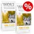 Lot de 2 sacs Wolf of Wilderness Sunny Glade 12 kg, recette sans céréales, viande de poulet et de cerf, baies sauvages, racines et herbes. Offre promotionnelle signalée par un symbole %.