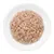 Shredded wet food served on a white plate, showing texture and portion size for product comparison.