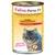 Feline Porta 21 kattemad dåse, tekst: Ergänzungsfuttermittel für Katzen, Complementary food for cats, Ganzes Thunfischfleisch mit Aloe Vera, your cat will love it! Billede af kat.