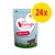 Feringa Forelle & Huhn, mit Kartoffel & Petersilie, 85 g annospussi, 24x. Kissanmärkäruoka, pakkauksessa tekstiä saksaksi ja englanniksi. Feringa Forelle & Huhn, mit Kartoffel & Petersilie, 85 g annospussi, 24x. Kissanmärkäruoka, pakkauksessa tekstiä saksaksi ja englanniksi.