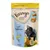 Feringa Crunchy Bites with salmon, grain-free recipe, for adult cats, 80g. Packaging shows a black tomcat and salmon image.