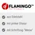 Flamingo Pet Products. Aus Edelstahl, mit pinker Glasur, mit Schriftzug 'Meow'.