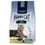 Pienso para gatos Happy Cat Farm Poultry 1+ years, Culinary Land Geflügel. Imagen de un gato atigrado y croquetas visibles en el envase.