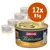 12 lattine da 85 g di animonda Vom Feinsten Mousse con Huhn + Kaninchen, immagine della confezione con gatto bianco e scritte visibili sul fronte. 12 lattine da 85 g di animonda Vom Feinsten Mousse con Huhn + Kaninchen, immagine della confezione con gatto bianco e scritte visibili sul fronte.
