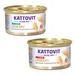 Kattovit Urinary 24 x 85 g - Vegyes csomag: 12x borjú + 12x tonhal