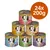 Kitty Gal comida para gatos, 24x 200g latas, variedades: pollo, pato, cordero, pavo, ternera. Sin azúcares añadidos, fabricado en Alemania.