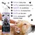 Dog shampoo bottle with benefits listed: relieves itchy skin, soothes sensitive and dry skin, hydrates, conditions, deodorises, moisturises, gentle on skin, calms stressed and anxious dogs.