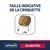 Taille indicative de la croquette Advance Veterinary Diets Diabetes : environ 1 cm, croquette visible avec règle graduée en centimètres.