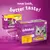 Whiskas Poultry Feasts in Jelly, 12 meals, new look packaging. Visible text: 'new look, better taste!', '1+ years', 'Poultry Selection in Jelly', 'chicken, duck, poultry, turkey'.