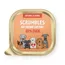 Scrumbles gut friendly dog food for adult and senior dogs, 65% duck, as shown on product packaging.