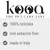 kooa THE PET CARE LINE. 100% riciclata, con setaccio fine, made in Italy.