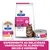 Hill's Prescription Diet Gastrointestinal Biome para gatos, embalagem de ração seca, saqueta e lata. Texto: Experimente as deliciosas variedades de alimentos secos e húmidos.