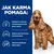 Jak karma pomaga: żywienie poprawia stan skóry i sierści, wspiera zdrowie bariery ochronnej skóry, zapewnia doskonałą jakość stolca. Obok pies o długiej sierści.