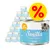 Multipack di lattine Smilla Kitten with chicken 200 g, immagine con simbolo percentuale rosso su sfondo giallo che indica offerta o sconto visibile.