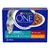 Purina ONE Senior 7+ cat food, 8 x 85g pouches. 4 with beef and carrots, 4 with chicken and green beans. Helps support the gut microbiome. Visible Health for Today and Tomorrow.
