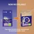 Packaging change from previous to new recyclable bag made with recycled plastic, highlighting commitment to reducing plastic waste.