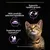 Supports healthy growth, with carefully selected ingredients, supports good hydration. Text: *Like all wet cat food products. Tabby cat shown below text and icons.